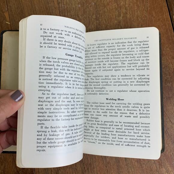 Vintage Hardcover Book The Oxy-Acetylene Weldor's Handbook 6th Edition 1960 - Picture 15 of 16